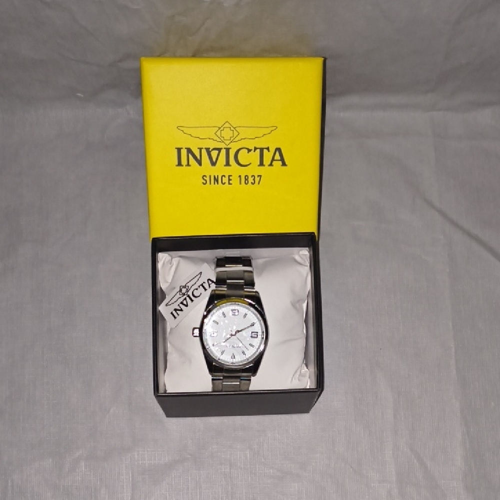 Invicta Silver and Black Men's Watch